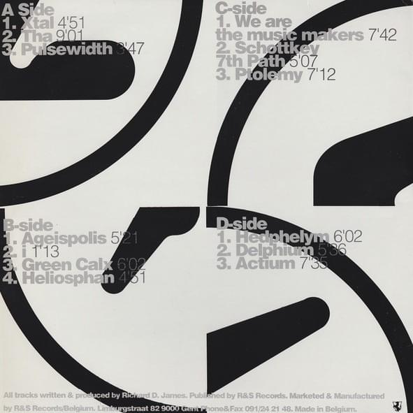 Aphex Twin - Selected Ambient Works 85–92 Lyrics and Tracklist