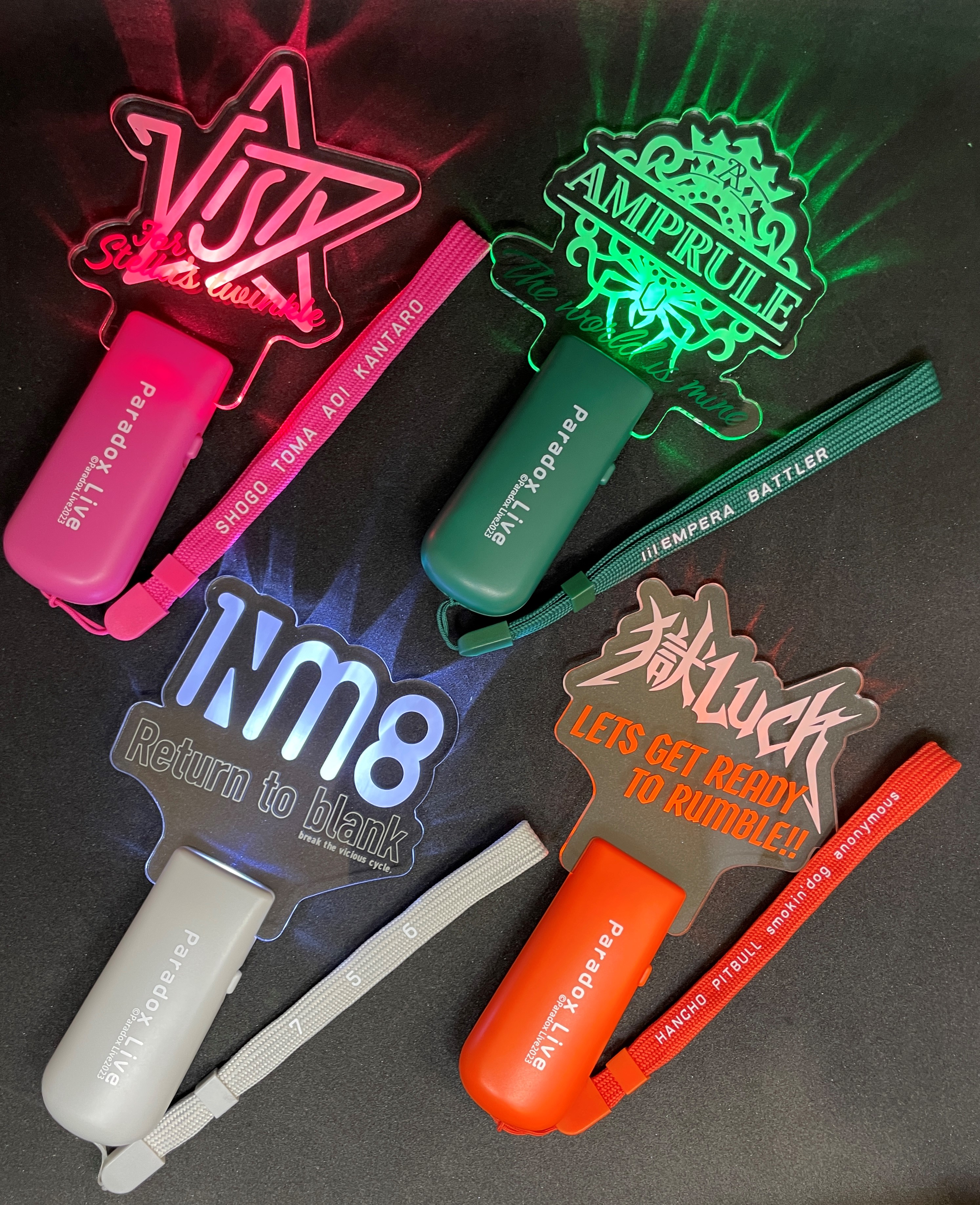 Paradox Live Dope Show 2023 プレートペンライト AMPRULE【アニメ