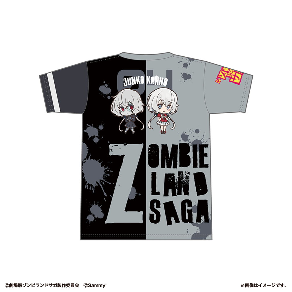 Pゾンビランドサガ フルグラフィックTシャツ（紺野純子）【アニメ