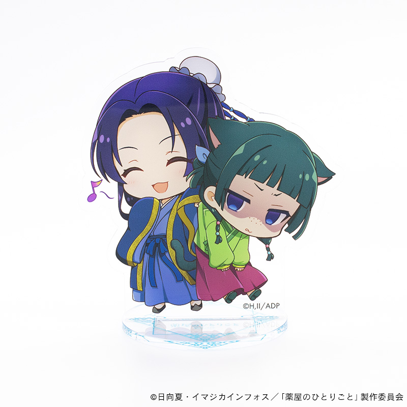 薬屋のひとりごと」アクリルフィギュアスタンド・ネコ猫猫と壬氏