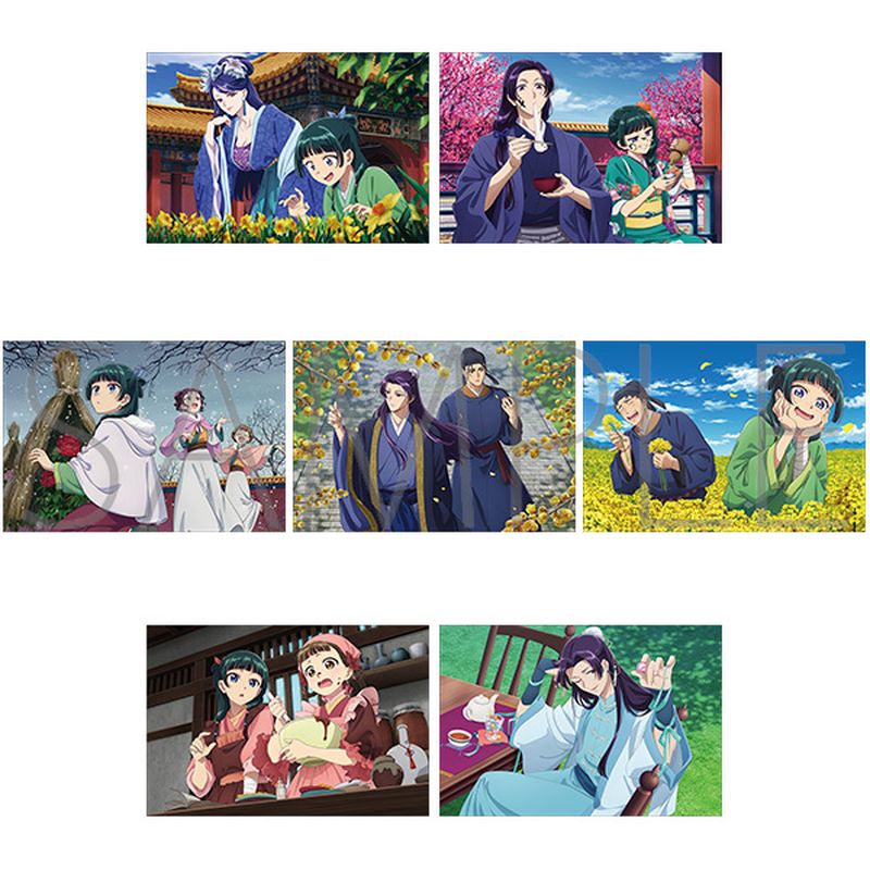 薬屋のひとりごと」ポストカードセットvol.2（水仙、正月、寒牡丹