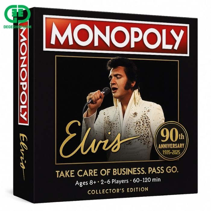 Elvis Presley 90th Anniversary Monopoly at Degeshop