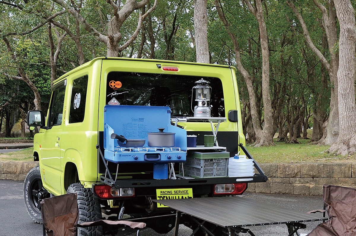 ペニーレインの「PLUS SPORTS」で、ジムニーの機動力は損なわずに積載