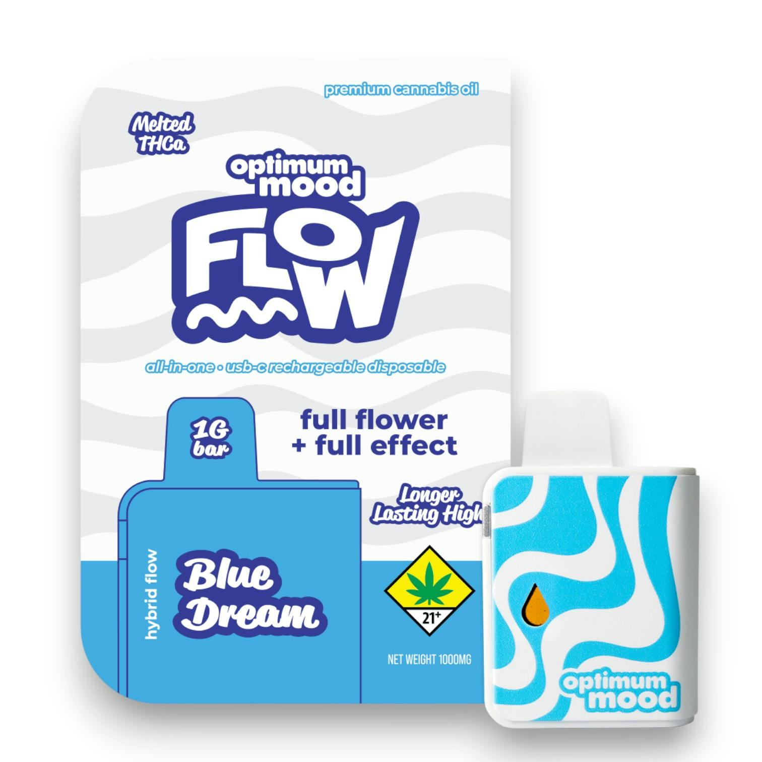 Blue Dream Disposable Cartridge (Optimum Mood) | Zips Cannabis Everett