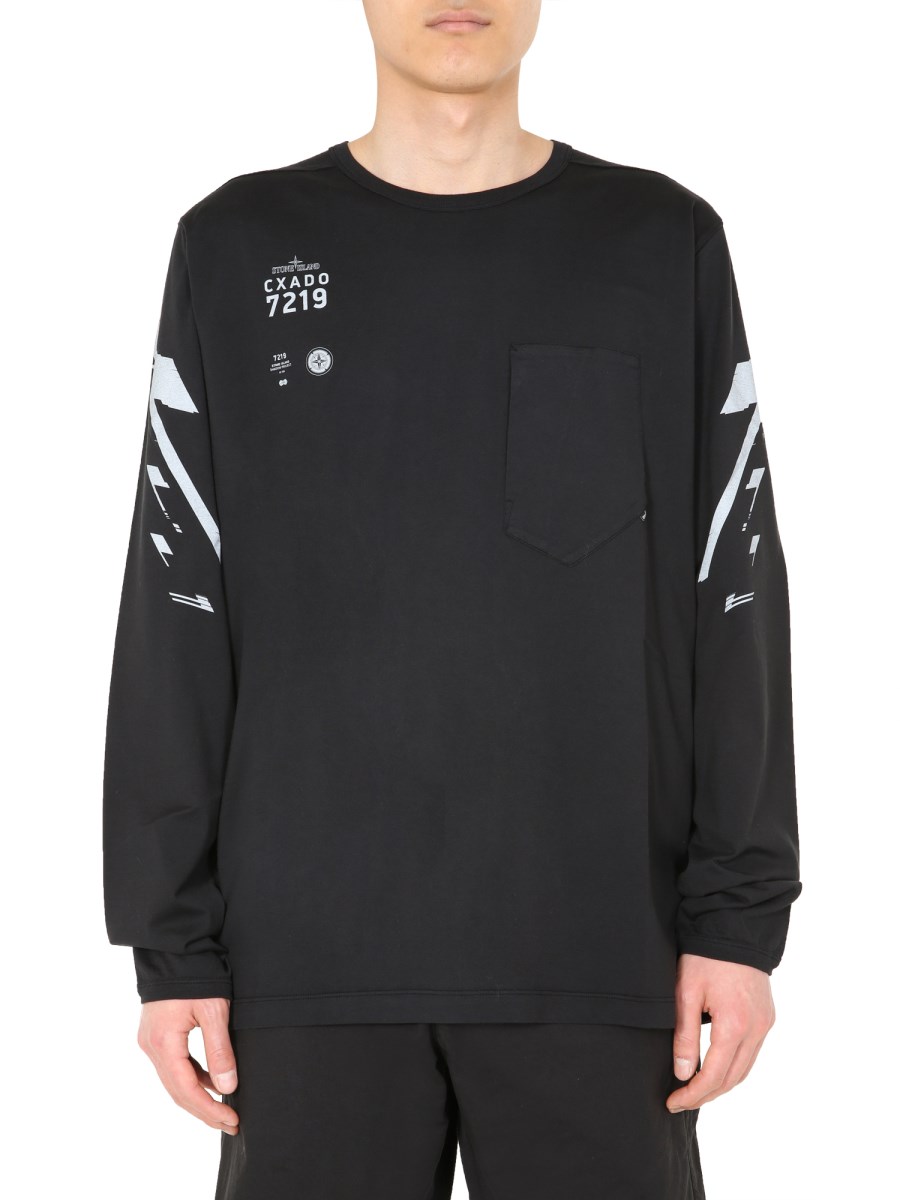 Stone shadow project 切替カットソー Stone Island Shadow Project