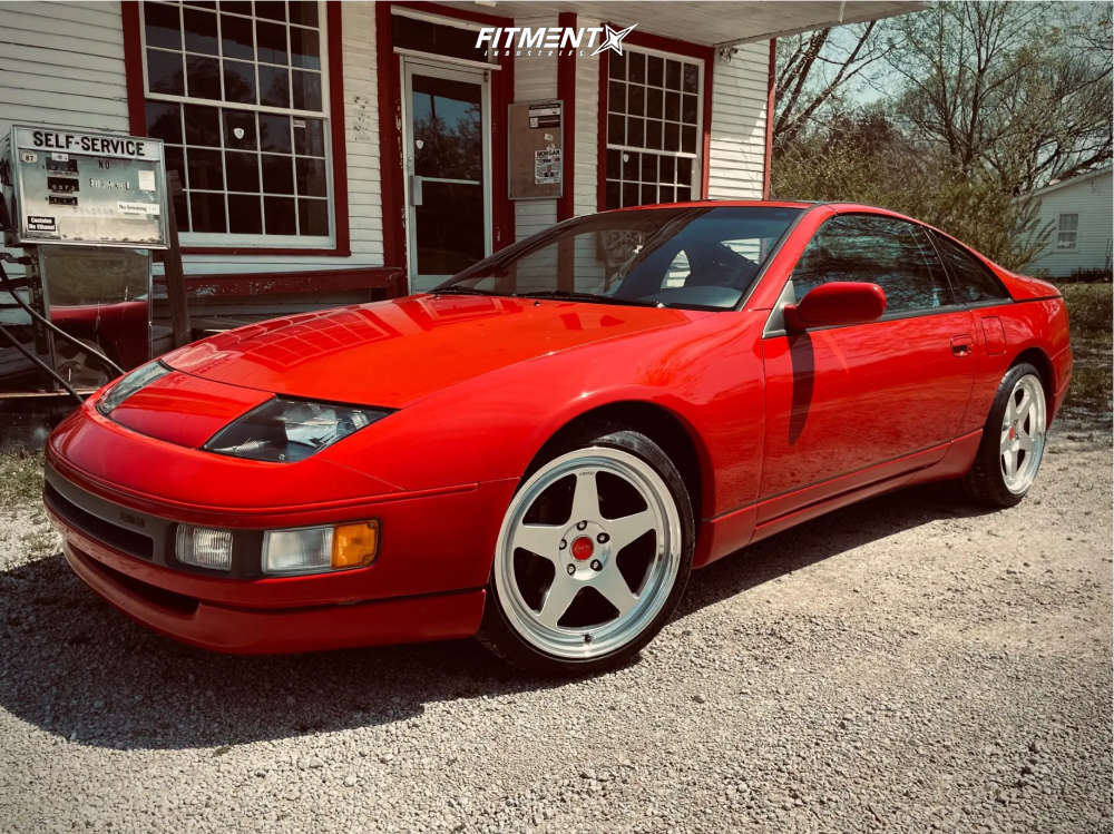 1990 Nissan 300ZX Base with 18x9 Kansei Knp and Michelin 225x40 on