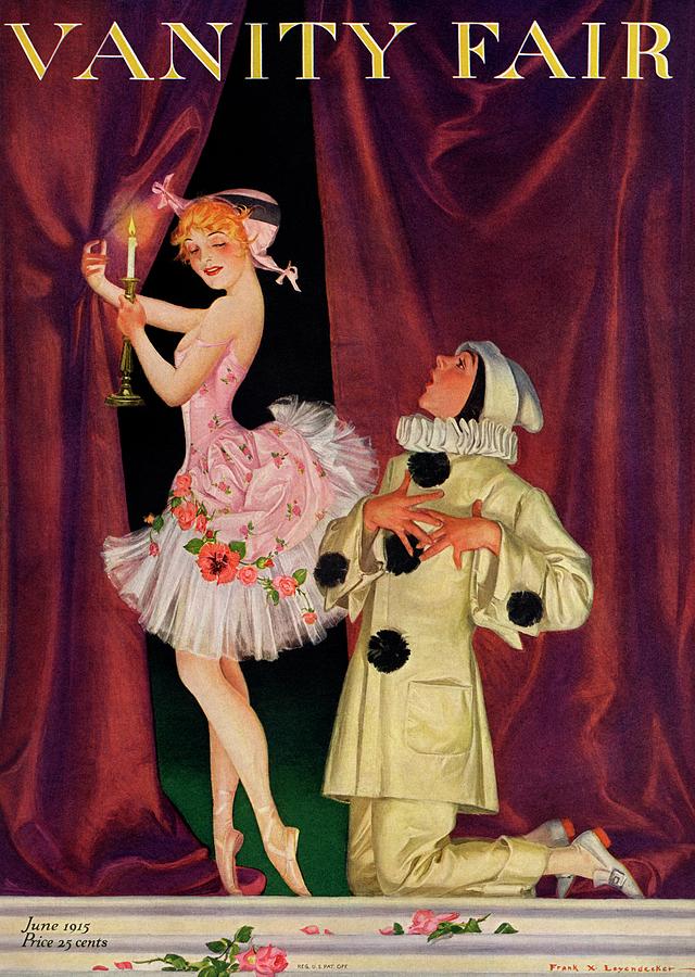 Vanity Fair Cover Featuring A Ballerina by Frank X. Leyendecker
