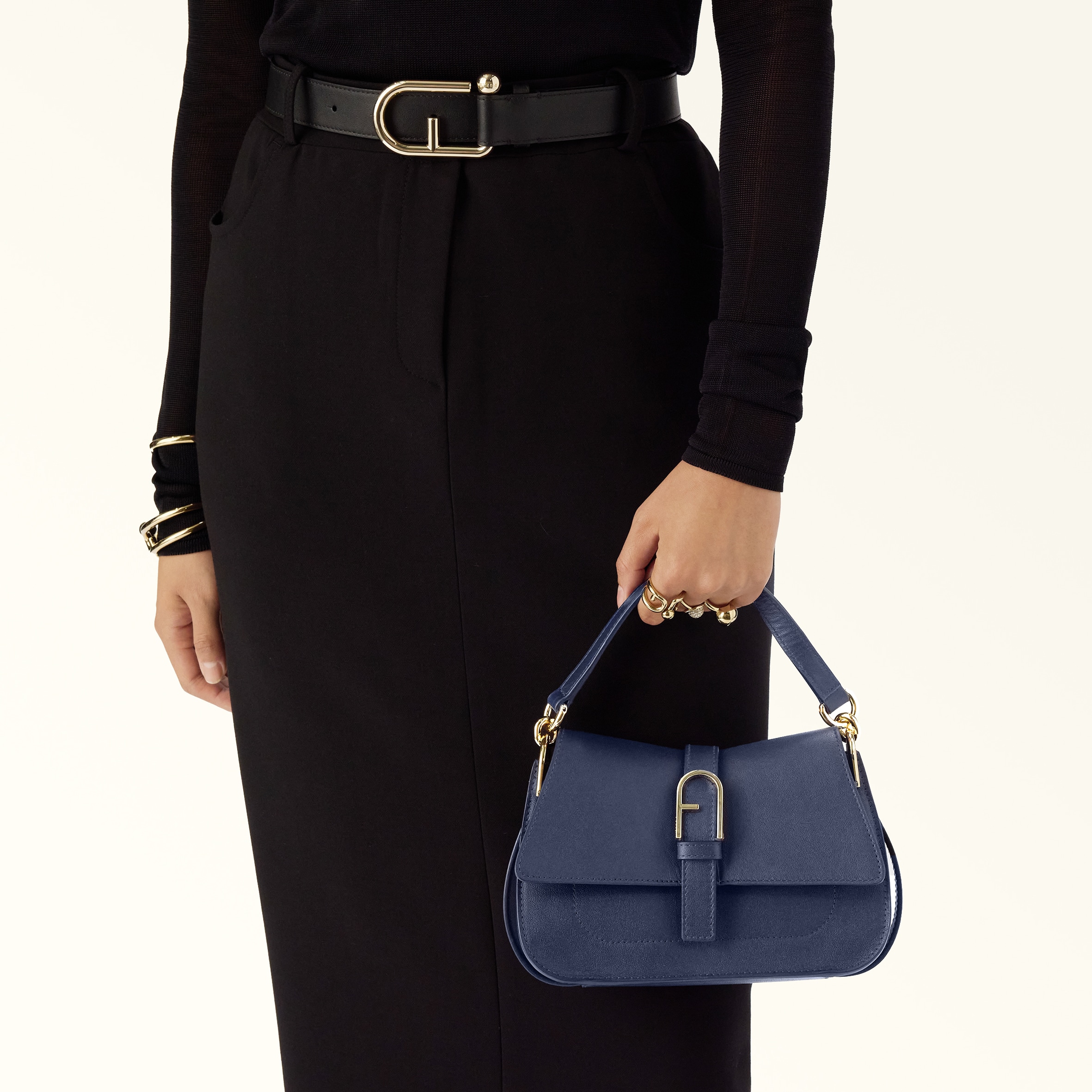 Top Handle MINI BLU REALE Furla Flow | Furla US