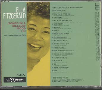 Songs in a mellow mood(+8) Ella Fitzgerald(vo) - 中古オーディオ