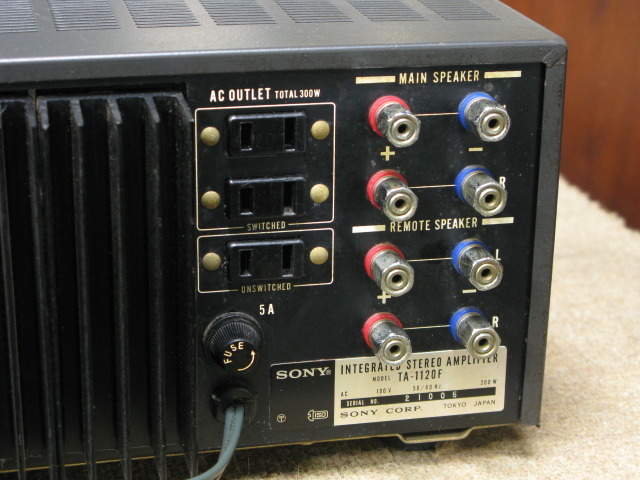 TA-1120F SONY - 中古オーディオ 高価買取・販売 ハイファイ堂