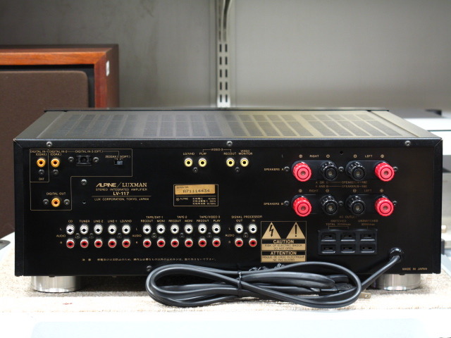 LV-117 ALPINE/LUXMAN - 中古オーディオ 高価買取・販売 ハイファイ堂