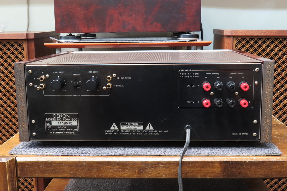 POA-1500 DENON - 中古オーディオ 高価買取・販売 ハイファイ堂
