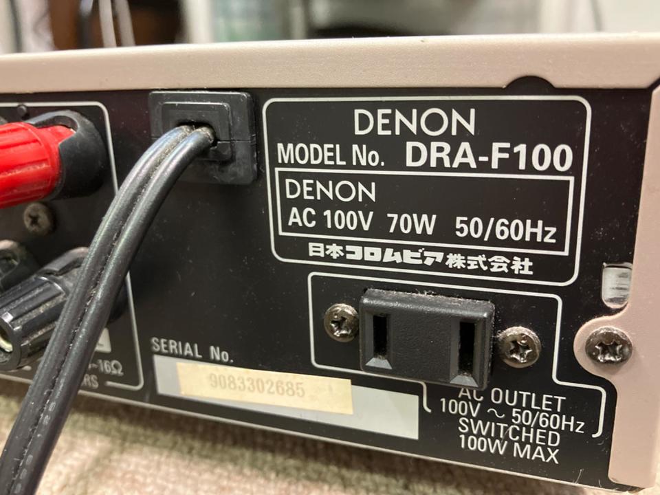 DRA-F100 DENON - 中古オーディオ 高価買取・販売 ハイファイ堂