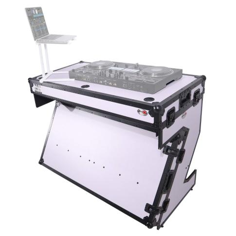 ProX XS-ZTABLE-WH DJ Z-Table White Workstation Case | IDJNOW