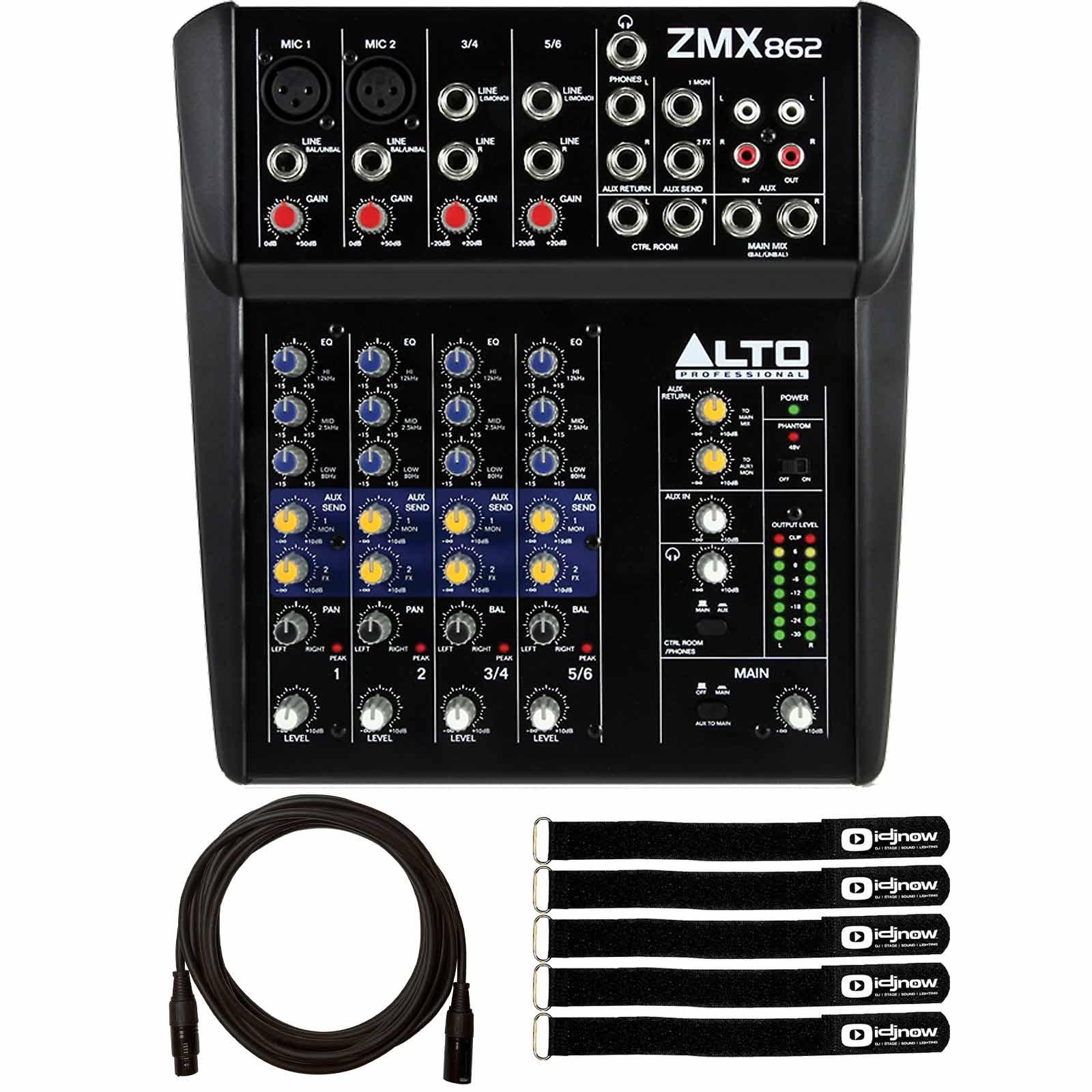 Alto Professional Zephyr ZMX862 Mixer Package | IDJNOW
