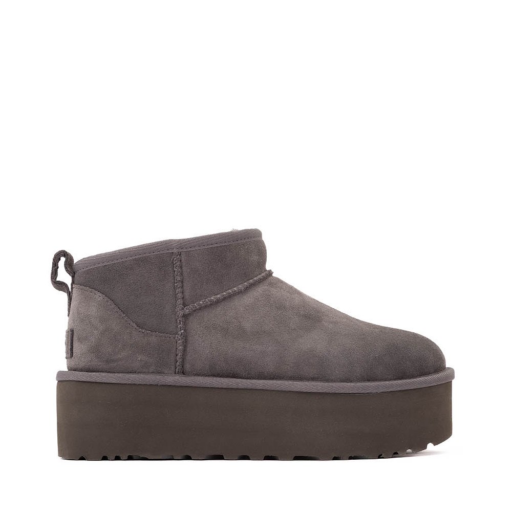 Womens UGG® Classic Ultra Mini Platform Boot - Dark Grey | Journeys