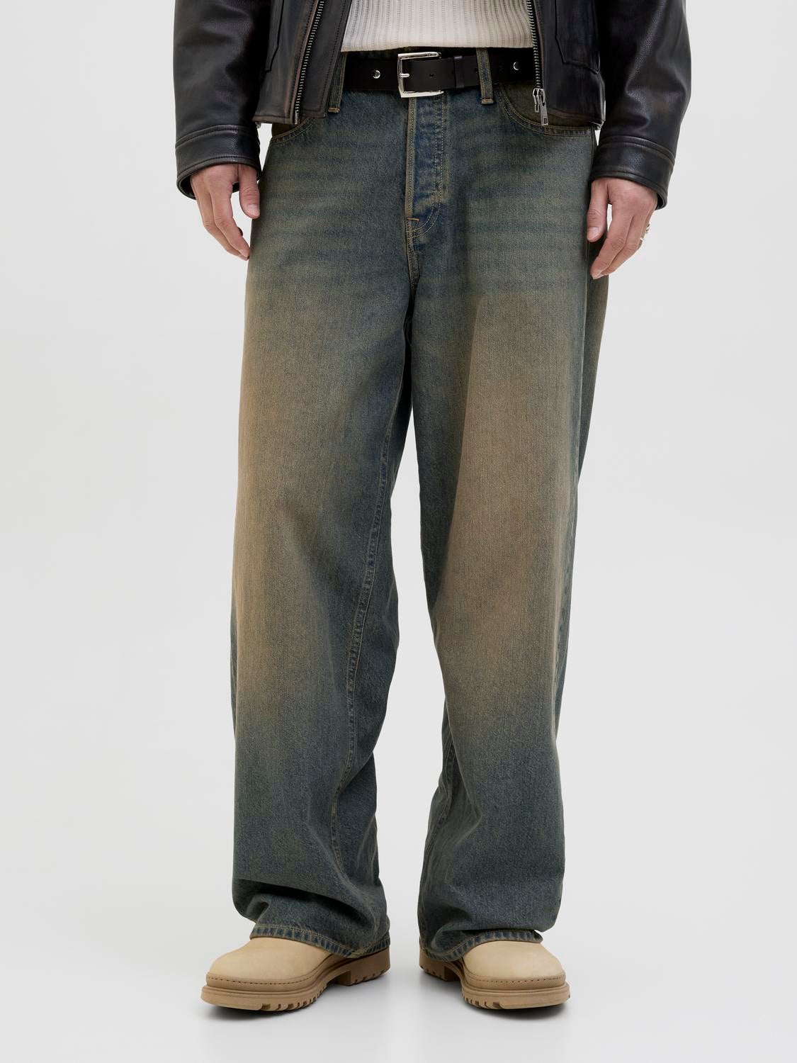 Dave 083 Wide Leg Fit Jeans | Medium Blue | Jack & Jones®