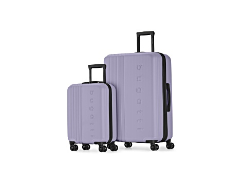 Bugatti The Classic 2 Piece Expandable Lugagge Set in Purple