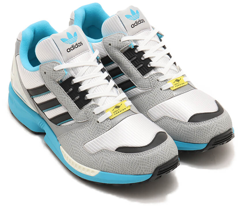 アトモス人気別注「アディダス オリジナルス」のZX8000 G-SNK。復刻