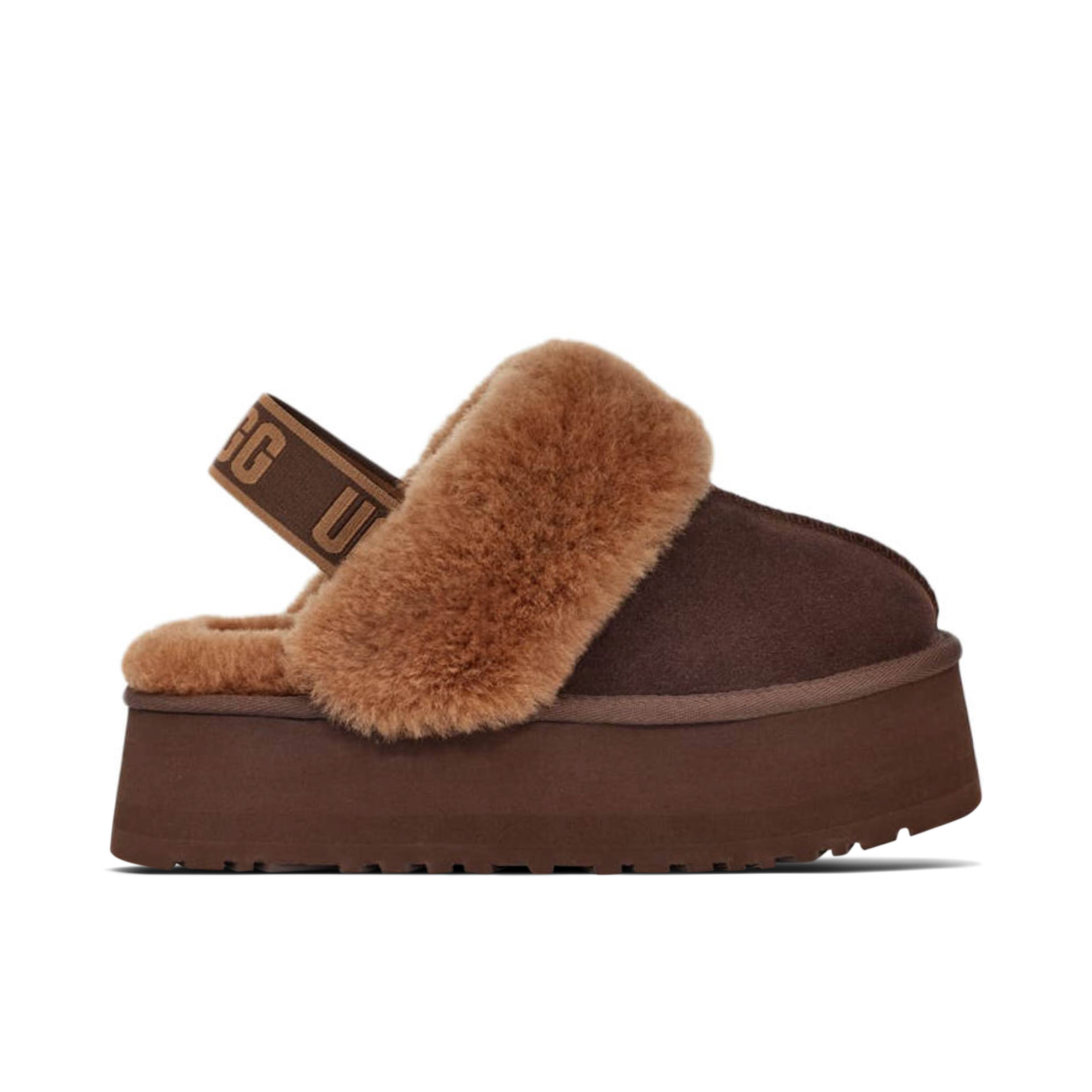 UGG Funkette Burnt Cedar Womens | 1113474-BCDR | Laced