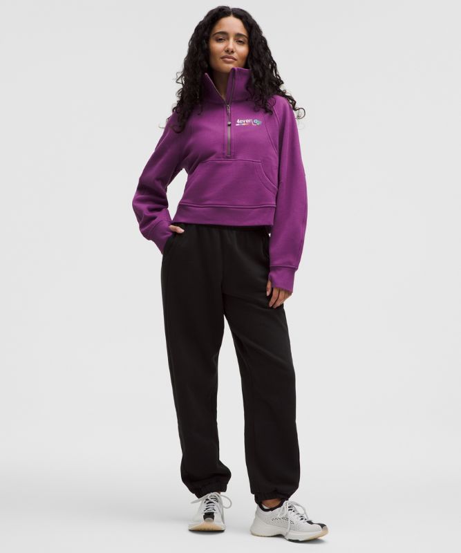 Scuba オーバーサイズファネルネック ハーフジップ *プライド