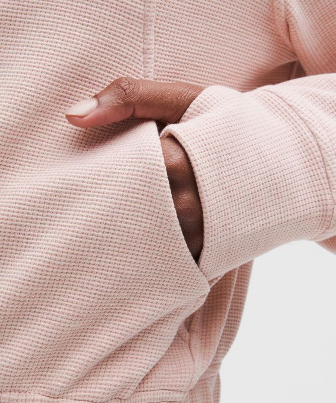 Scuba クロップ ファネルネックハーフジップ *ワッフル | パーカー