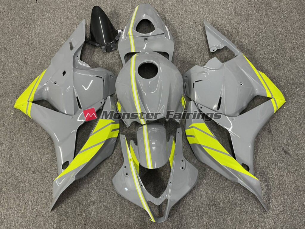 Honda CBR600RR 2009-2012 Nardo Grey High Viz Yellow ABS Fairings