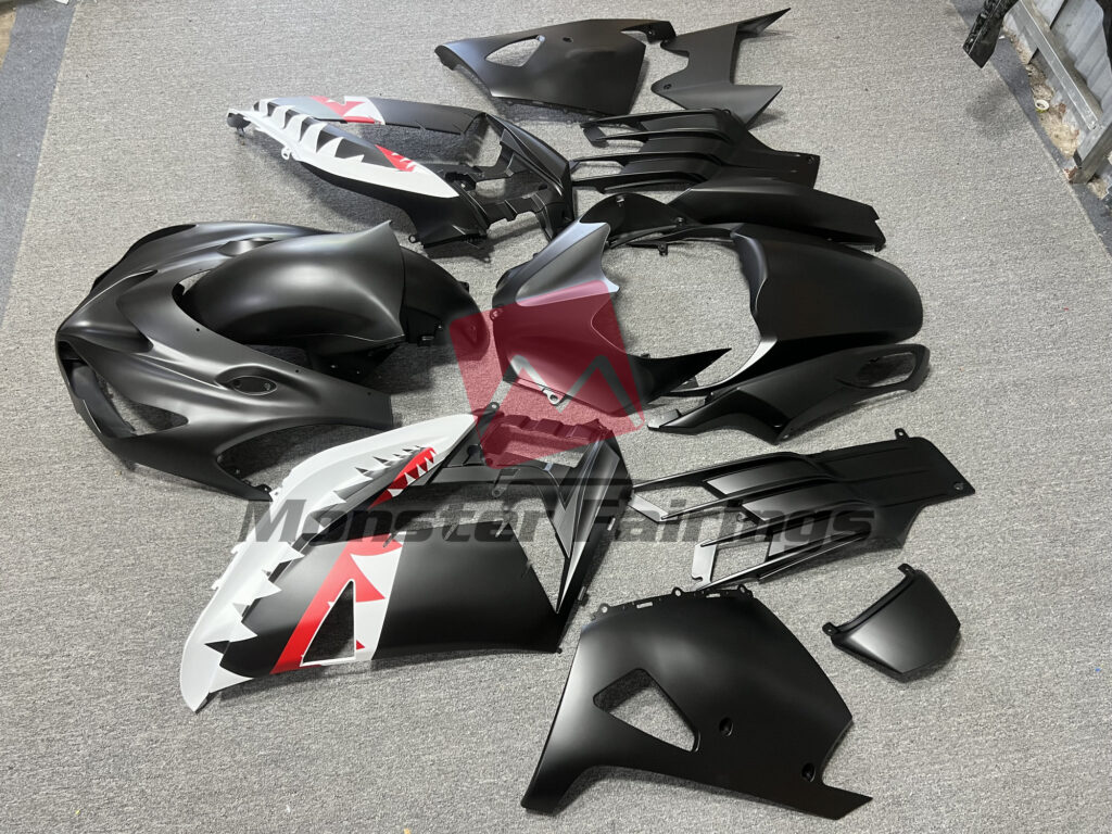 Kawasaki ZX14R 2012-2025 Gunmetal Gray Shark ABS Fairings