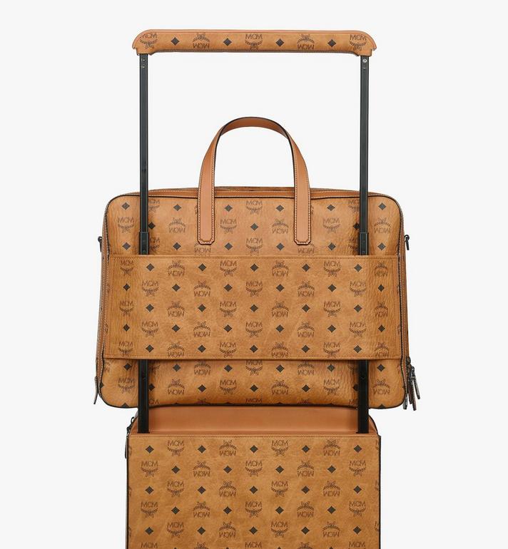 Medium Ottomar Garment Bag in Visetos Cognac | MCM ®US