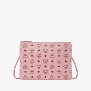 Medium Crossbody Pouch in Visetos Original Pink | MCM ®US