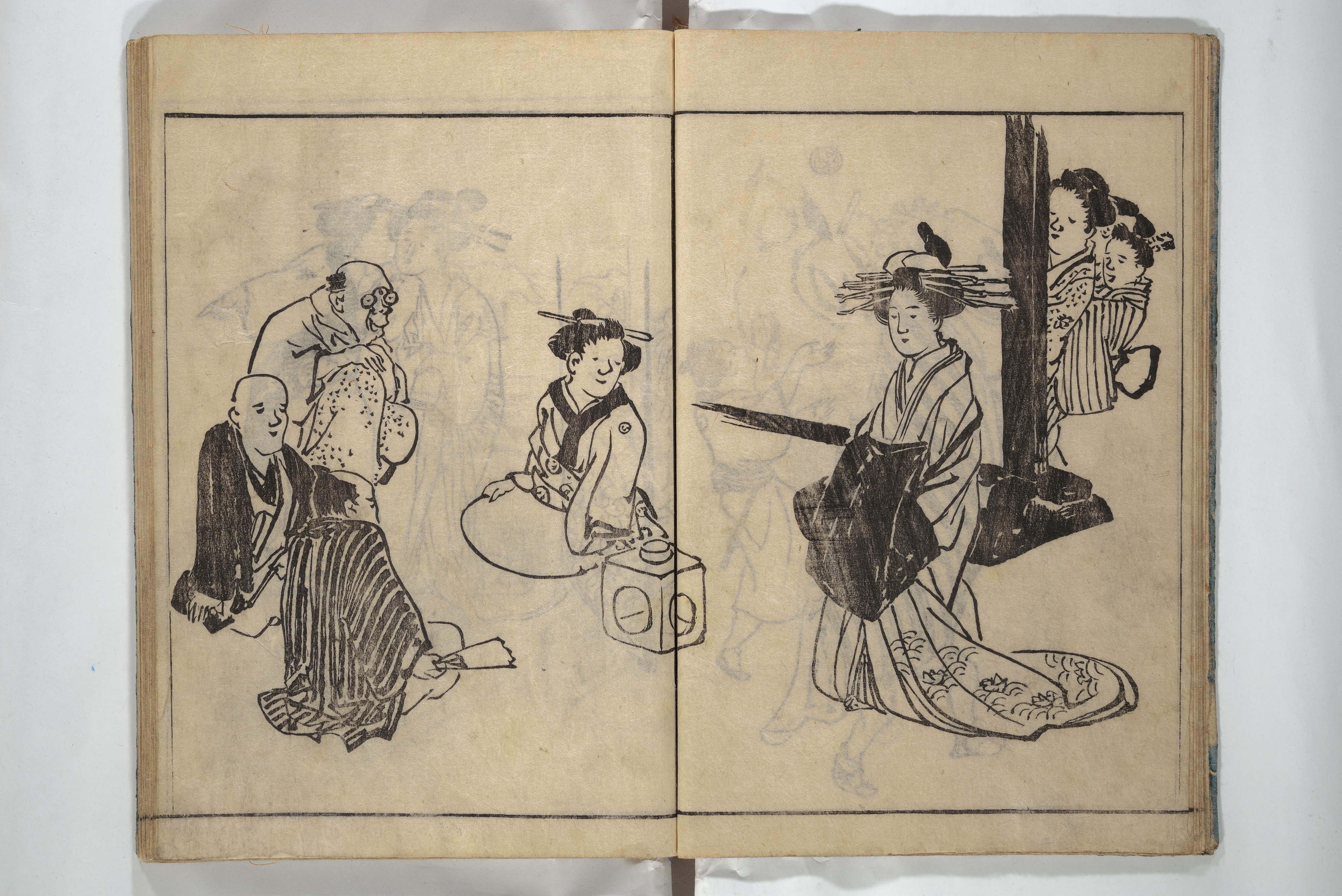 Yamaguchi Soken 山口素絢 - People of Yamato (Japan) Picture Album