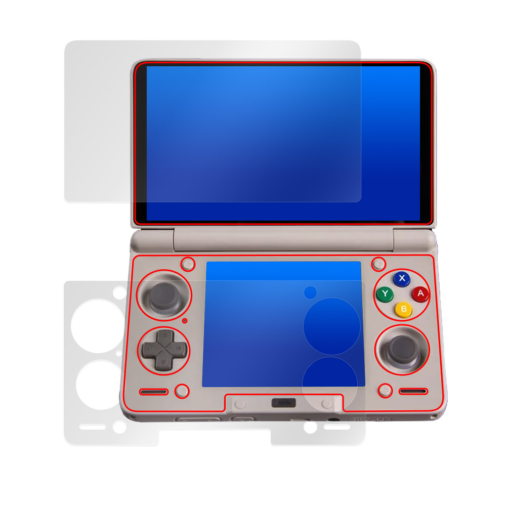 AYN Thor 用 保護フィルム | 高光沢・AR反射低減タイプ | 【保護