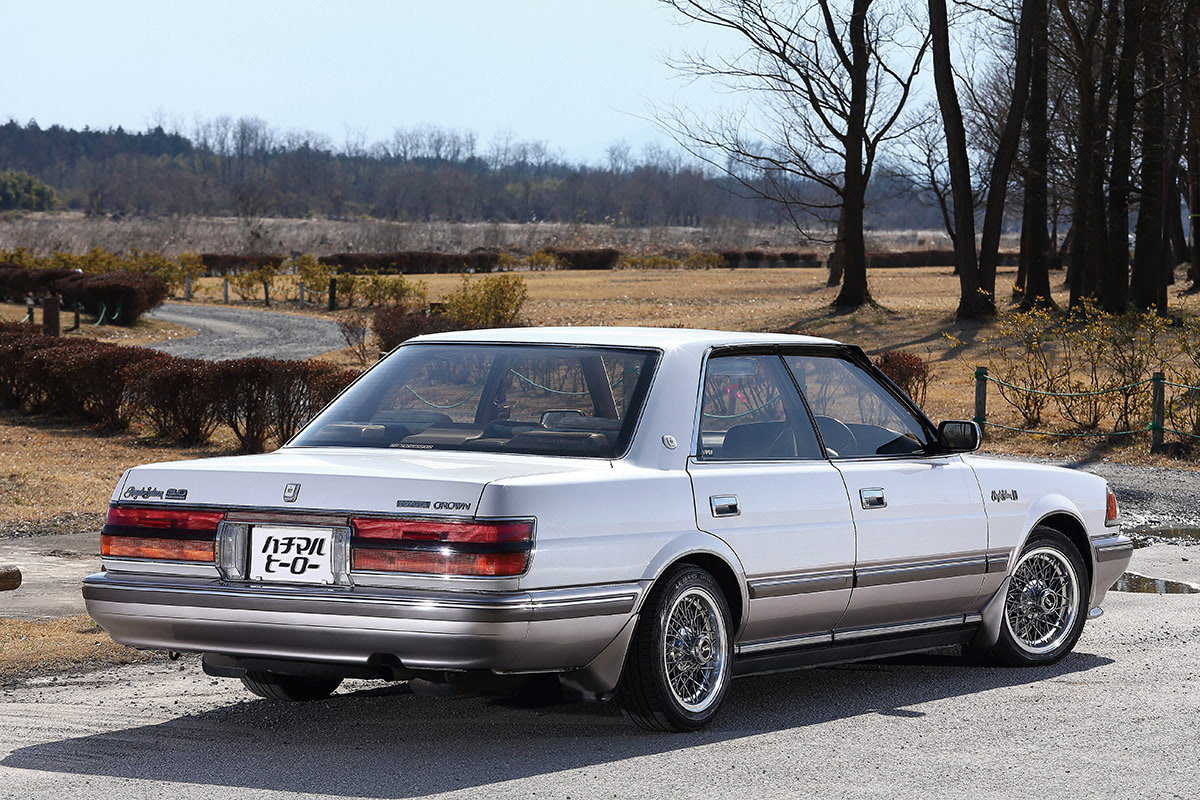 サイドまで専用部品で3ナンバーボディ化された、8代目S130系｜1987年式