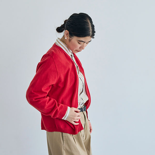 ウールカシミヤのカーディガン｜衣料品｜中川政七商店 公式サイト