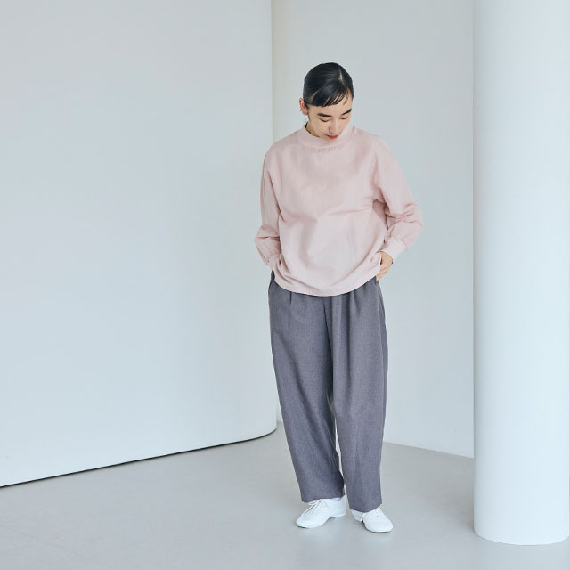 綿麻ハイネックブラウス｜衣料品｜中川政七商店 公式サイト