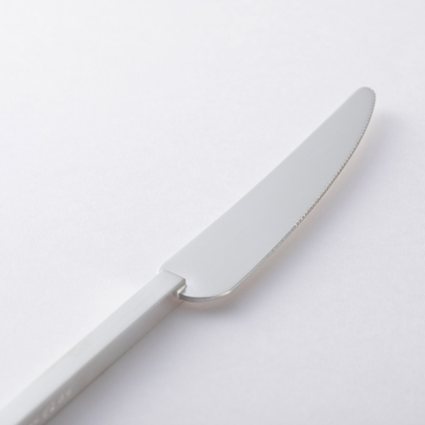 WEB限定】アイザワ 純銅銀仕 デザートナイフ シルバーメッキ｜食卓の