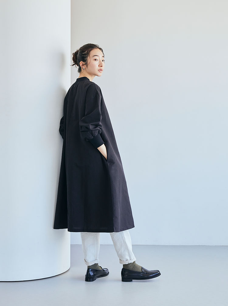 綿麻ハイネックブラウス／ワンピース｜工芸・暮らし・贈りもの｜中川政