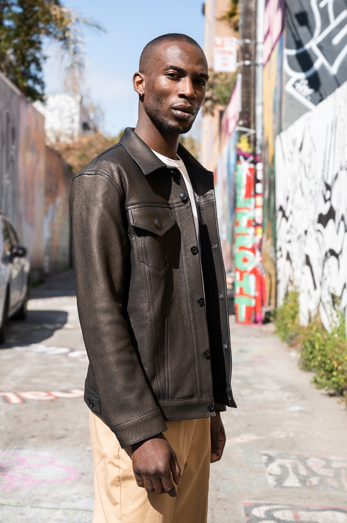 Fine Creek Ban Field Modified Type III Jacket - Black Deerskin