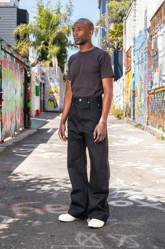 Rick Owens DRKSHDW Geth Jeans - Made In Japan 16oz Black/Black