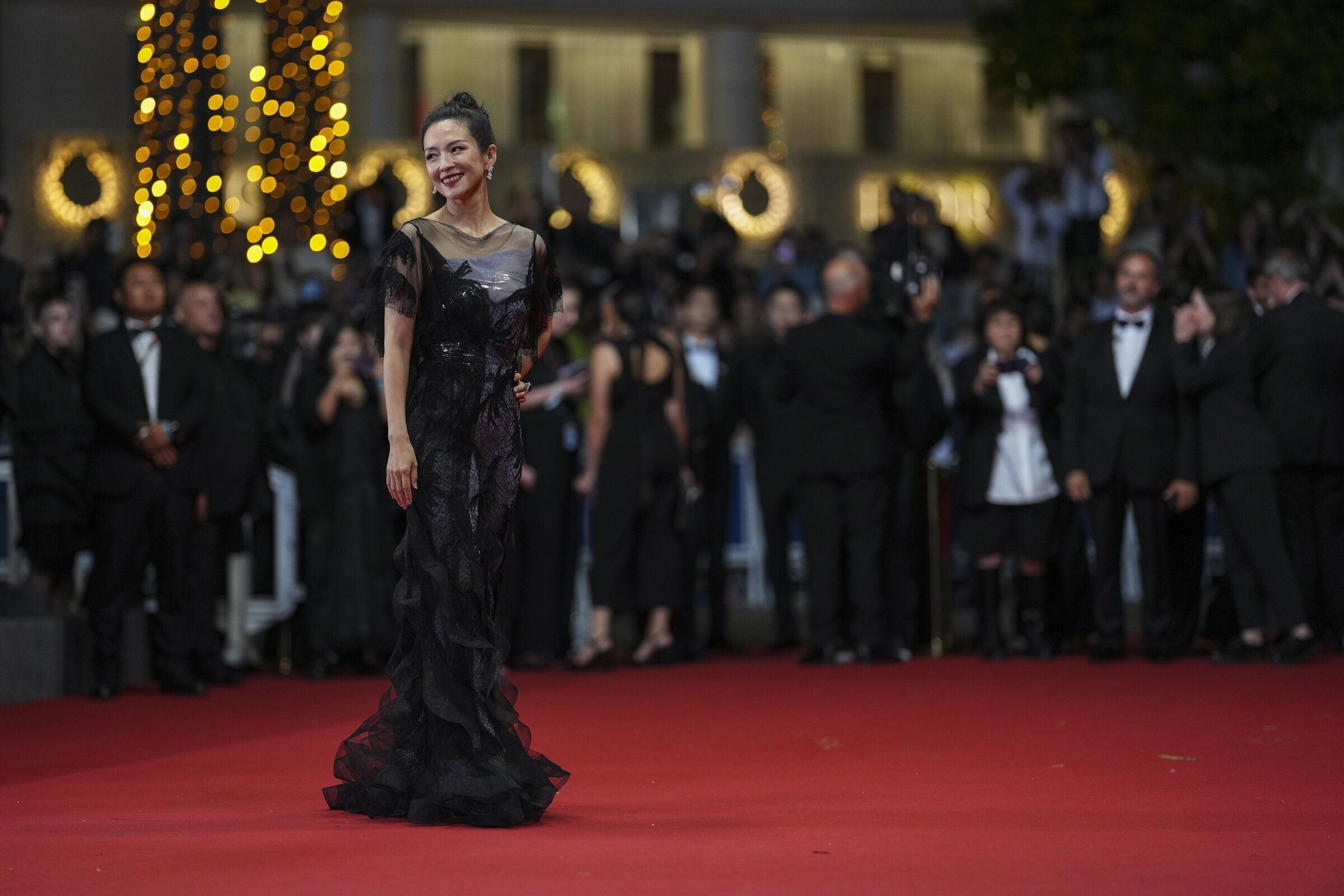 Actor Zhang Ziyi wears romantic Maison Margiela gown to Cannes