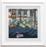 ヒロ・ヤマガタ「シャンゼリゼの花火」シルクスクリーン :: 絵画買取