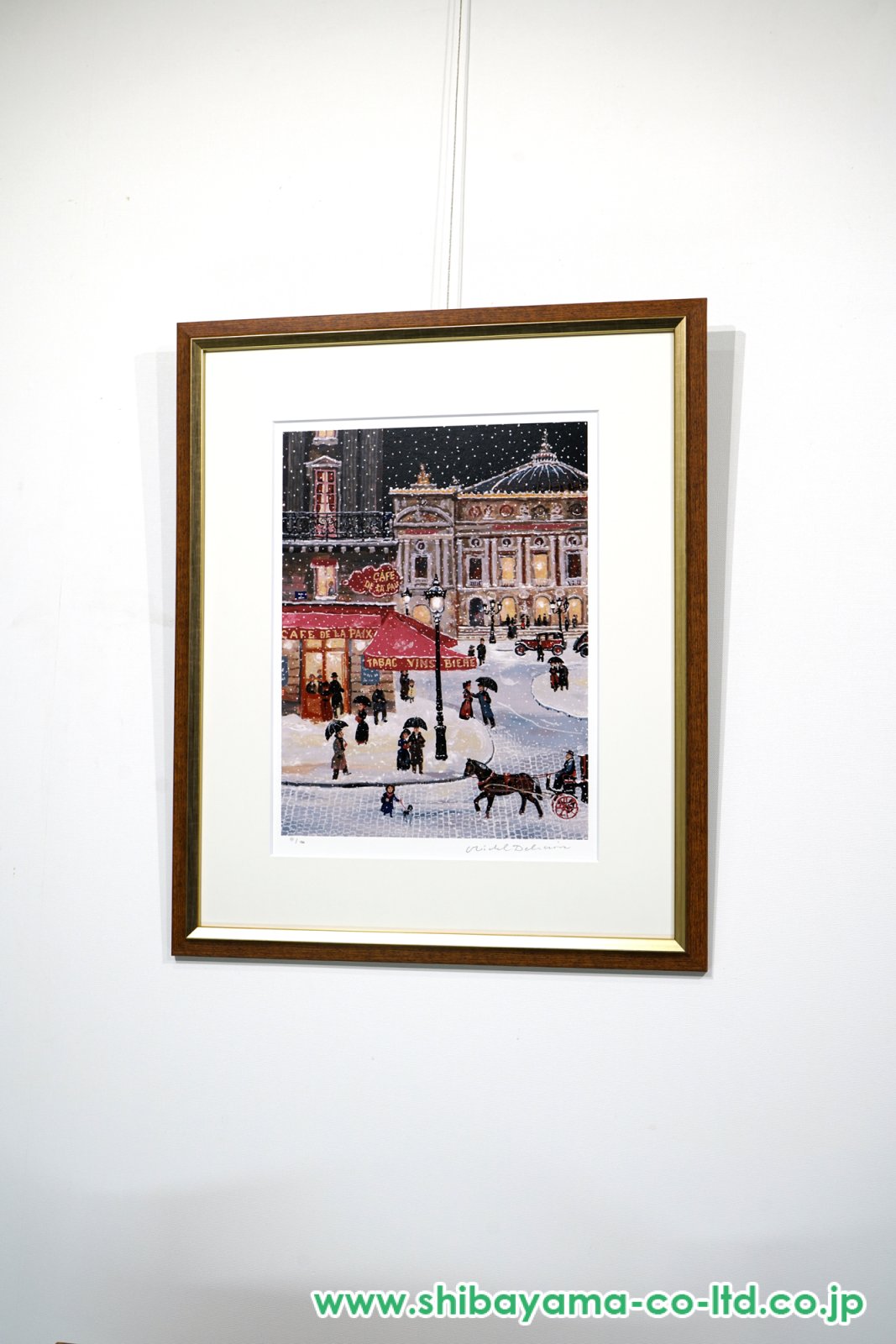 ミッシェル・ドラクロワ「オペラ座の夕暮れ」セリグラフ :: 絵画買取