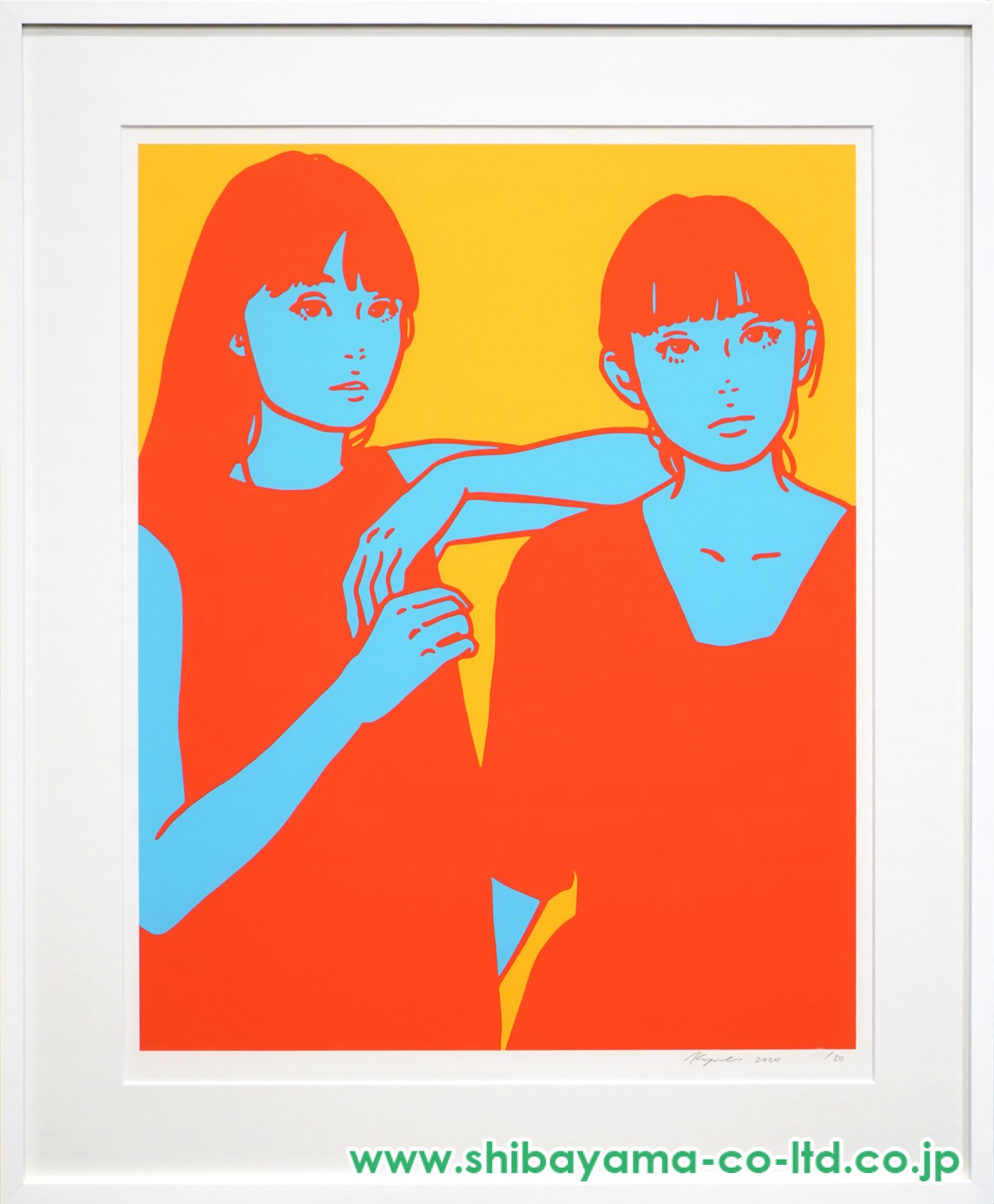 KYNE「Untitled : B」シルクスクリーン :: 絵画買取・販売 - シバヤマ