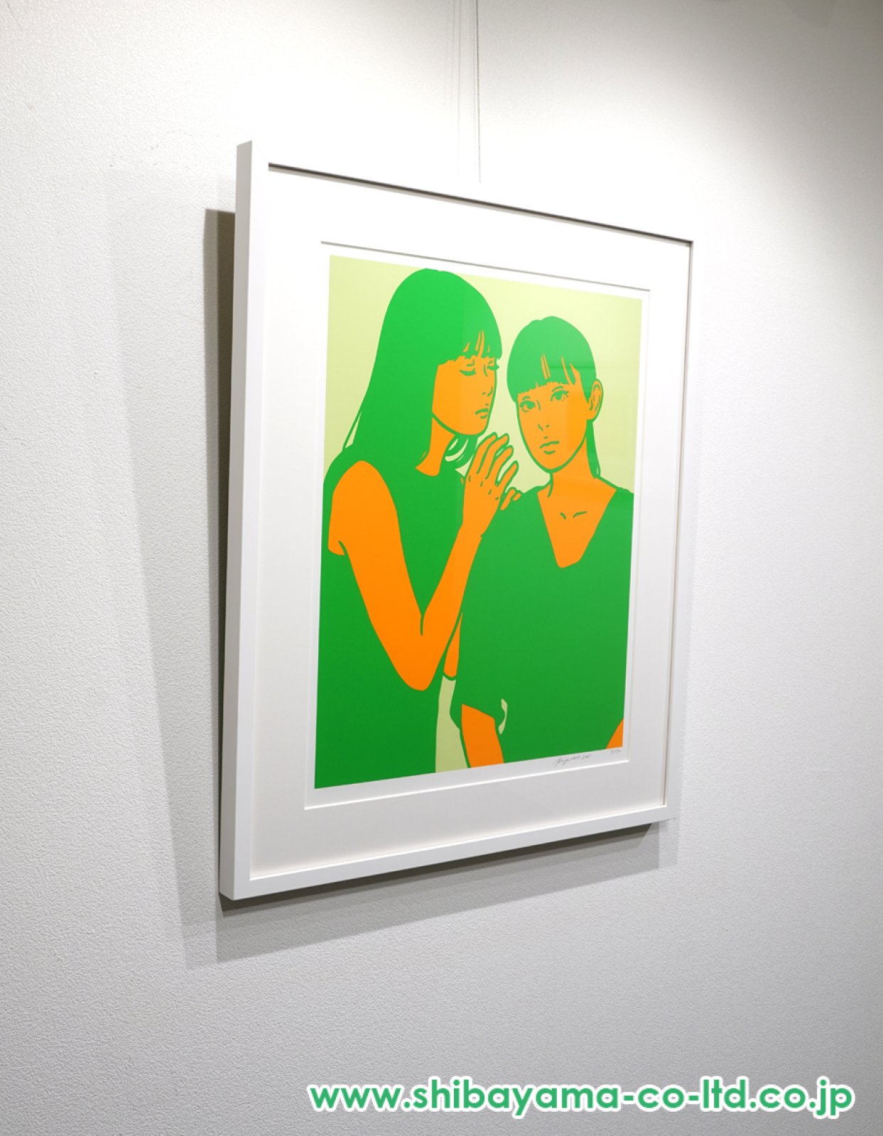 KYNE「Untitled : K」シルクスクリーン :: 絵画買取・販売 - シバヤマ