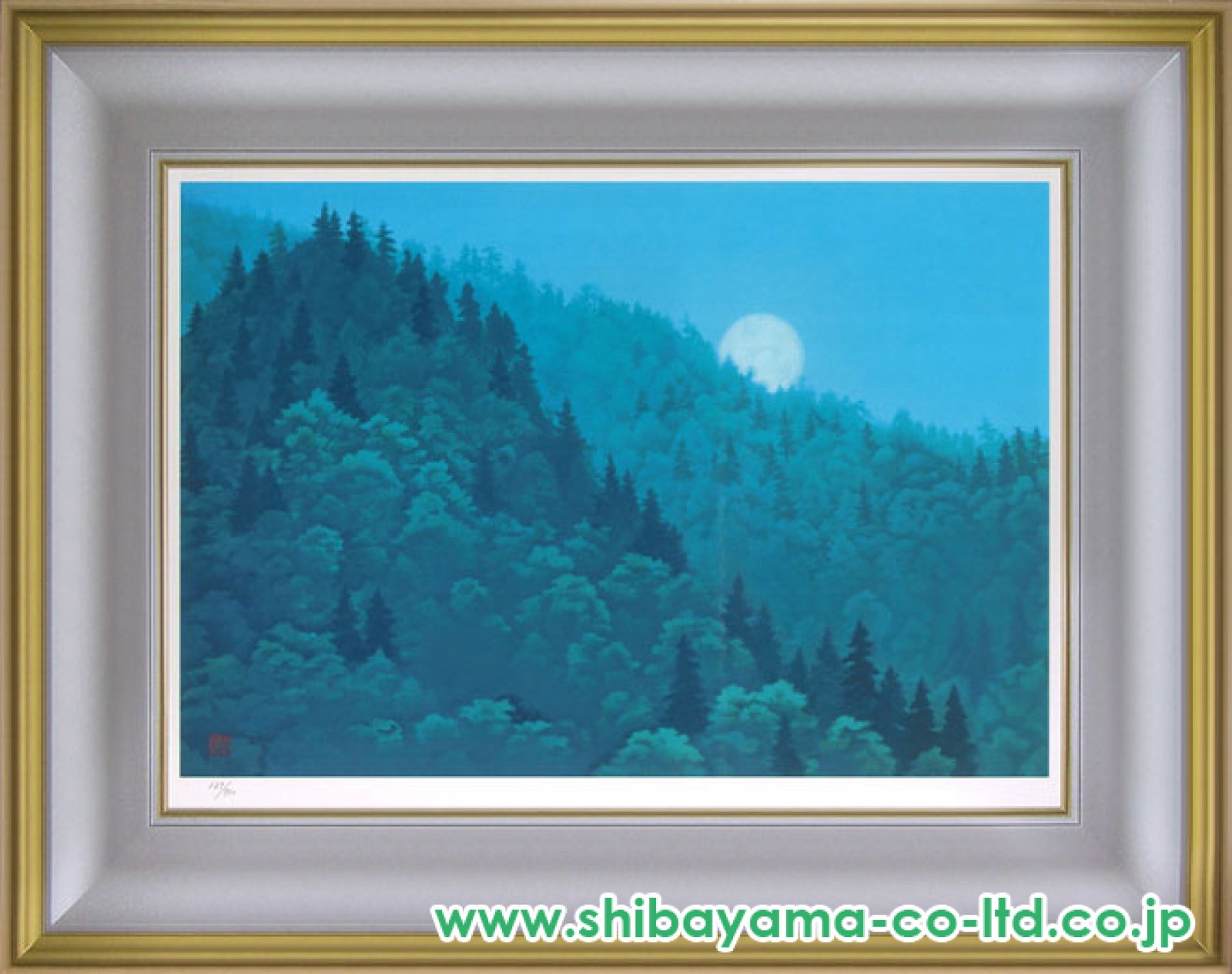 東山魁夷「明宵」リトグラフ＋新復刻画 :: 絵画買取・販売 - シバヤマ