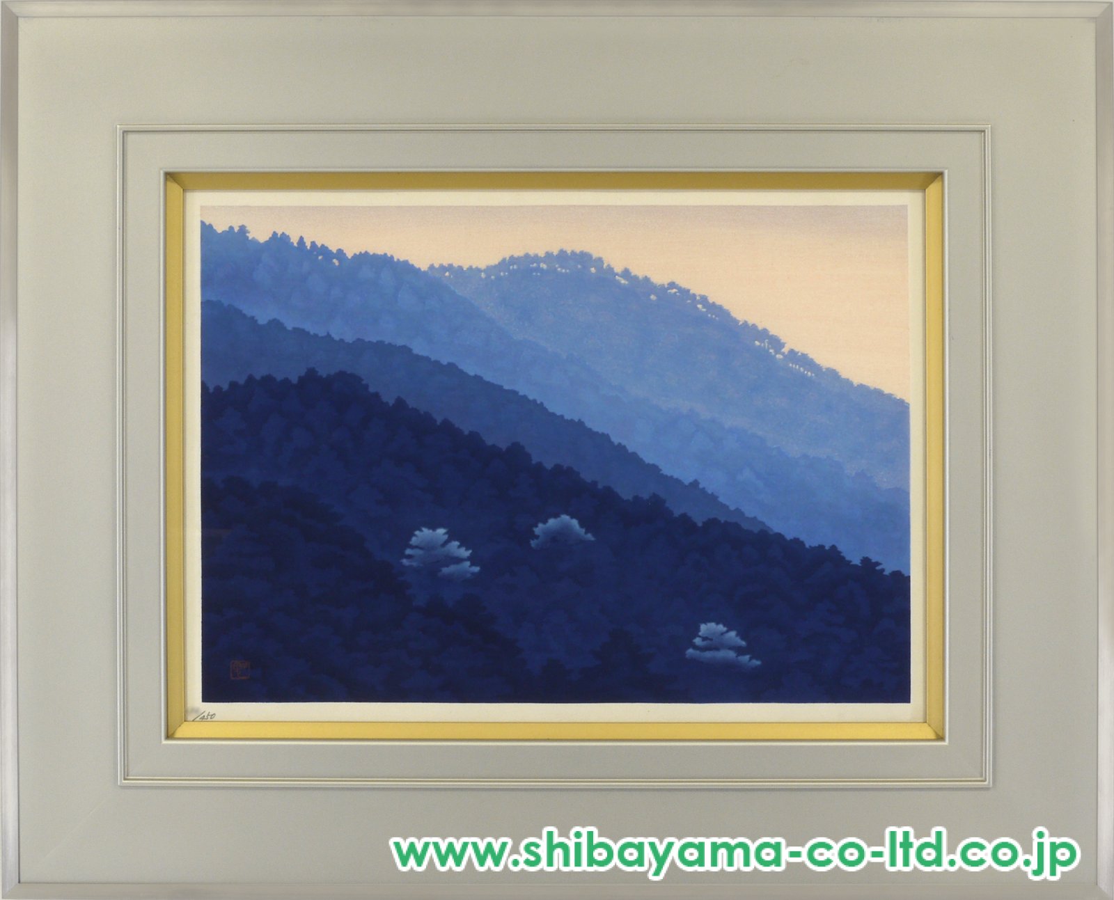 東山魁夷「京洛春秋 春夏三撰より『曙』」木版画 :: 絵画買取・販売