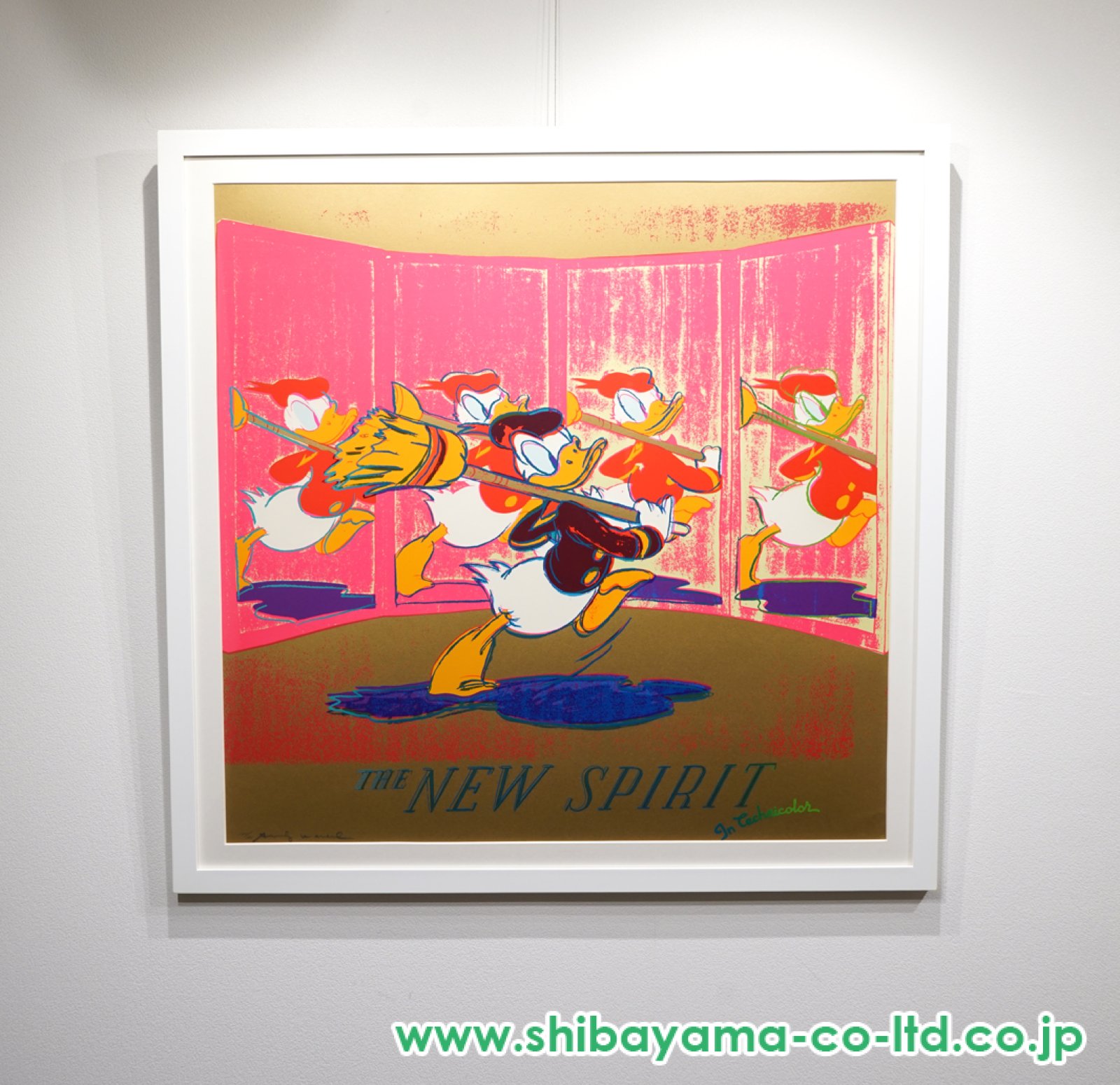 アンディ・ウォーホル「Adsより『THE NEW SPIRIT (DONALD DUCK