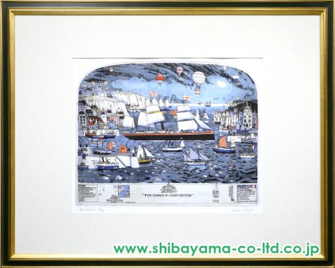 グラハム・クラーク「Bon Chance」銅版画＋手彩 :: 絵画買取・販売