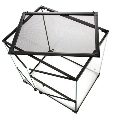 爬虫類ケージ テラスペース 60×45×60cm 穴2つあり ドレン付き 爬虫類