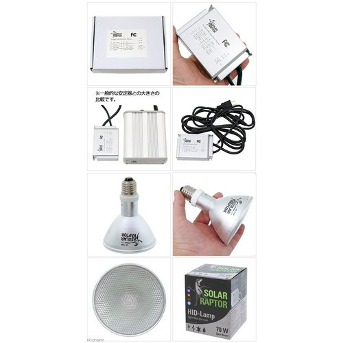 ゼンスイ ソーラーラプター HIDランプ 70W (70W安定器+70Wランプ+